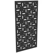 ProtectorAl 300-1200w x 1201-2400h Dark Charcoal/Gloss White Mosaic Unframed Composite Deco Panel