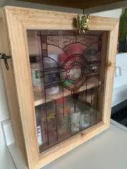 Spice Rack rustic cedar wood