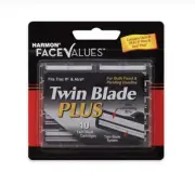 Harmon Face Values Twin Blade Plus 10 Cartridges