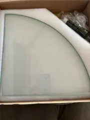 1-Glass Shower Shelves for Bathroom Corner Shelf 1 Glass Bathroom Shelves