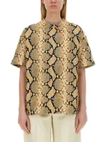 [Jil Sander] Jil Sander-T-Shirt With Animal Pattern-Donna S