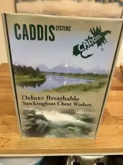 Caddis Systems Men's Deluxe Breathable Stockingfoot Chest Waders Size MS