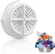 Washing Machine, Portable Ultrasonic Washing Machine, Lazy Magic Laundry Turbine Removes Dirt Washer with USB Powered for Home Travel Business Camping RV Trip