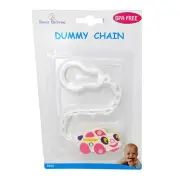 Sister Browne's Dummy Soother Chain with Clip (Assorted Designs/Colours) X 1