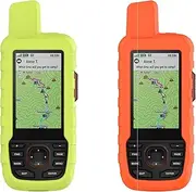 2-Pack Compatible with Garmin GPSMAP Handheld 66i Silicone Protective Case,Positioning and Navigation Instrument for 67i Protective Case (2PC)