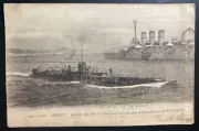 Mint Real Picture Postcard France Submarine U Boat Fresnel WWI