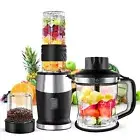 Blender and Food Processor Combo, Blender for Shakes and Smoothies, Personal ...