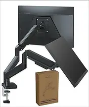 Neatzon Dual 32” Monitor Arm Desk Mount for 10 Kgs Screens, Height Adjustable, VESA Compatible, Cable Management, NZ-ARM-04