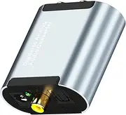 Mipcase Audio Converter Digital to Analog Coaxial to Optical Fiber Coaxial Interfaces Easy to Use for