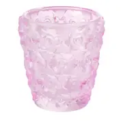 Lalique Anemones Pink Luster Votive