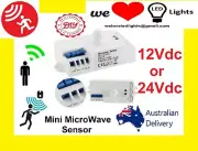 12v 24v DC Mini Microwave Sensor for Lighting in Oyster RV Caravan Boat off grid