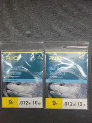 2 Pack Rio Redfish and Seatrout Tapered Leader - 10lb