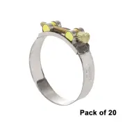 Tridon T-Bolt Hose Clamps 71-76mm Heavy Duty Part 430 Stainless Steel Pack of 20
