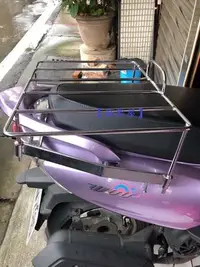 在飛比找Yahoo!奇摩拍賣優惠-【箱架屋】新 WOO 100  機車貨架 載貨的好幫手 上下