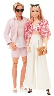 Barbie & Ken Doll Two-Pack @BarbieStyle, Resort-Wear Fashions w/ Swimsuits NEW