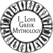 I Love Greek Mythology - 3 Pack Circle Stickers 3 Inch