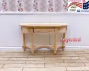 1/12 Dollhouse Miniature Unfinished Entry Hall Side Console Table Toy Furniture