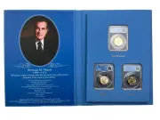 Presidential Coin Library Collectors Showcase Richard M Nixon 3 Coin Set