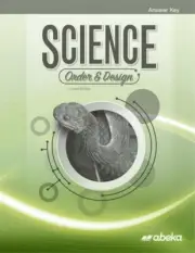 Brand New Abeka Book Science Order & Design Answer Key to Text ?s - 7th Grade