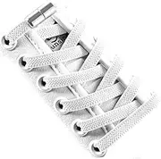 [VICT POPU] No Tie Elastic Shoe Laces With Laces Lock Sneakers Tieless One Size Fits All Kids & Adult Sports Flat Shoelaces