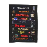 Retro Horror Movies VHS Blanket – Cozy Classic Horror Throw
