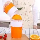 300ml Manual Lemon Juicer Orange Citrus Squeezer Fruit Coffee Cup (Orange) Hot