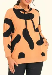 TS TAKING SHAPE plus sz S / 16 Organic Abstract Sweat pullover top NWT rrp$120!