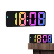 Digital Alarm Clock LED Alarm Clock for Bedroom Adjustable Brightness Display Time Desk Clock
