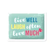 Nostalgic-Art Small Sign Live, Laugh, Love