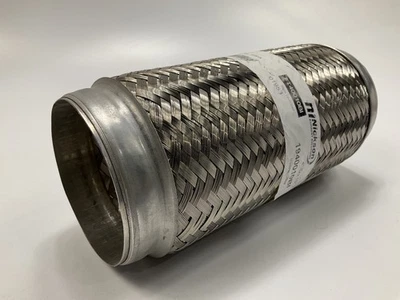 Nickson 4" X 10" Universal Stainless Steel Exhaust Flex Tube Connector HD Truck