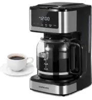 Programmable Coffee Maker, 12 Cup Drip Coffee Machine