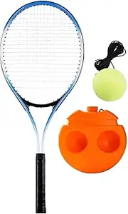Lljsszr Solo Tennis Trainer, Rebound Ball, Tennis Training Equipment, Self-Training Kit for Park, Stadium and Backyard for Kids