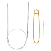 24" Circular Knitting Needles US 7/4.5mm Needles 5.51" Stainless Steel