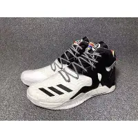 在飛比找Yahoo!奇摩拍賣優惠-Adidas D Rose 7 男子 籃球鞋 黑人月 BY3