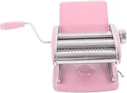 Pasta Maker Machine Stainless Steel Multifunction Noodle Press Manual Rolling Kitchen Tool (Suction Cup 2 Knives)