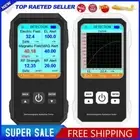Electromagnetic Radiation Detector Backlit Color Screen EMF Meter for EF RF MF