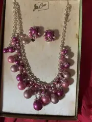 vintage Coro Necklace & Earrings jewelry set