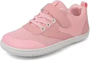 [Dinint] Toddler/Little/Big Kids Barefoot Shoes Girls Boys Wide Toe Box Minimalist Sneakers Lightweight Breathable Walking Shoes for Indoor Outdoor