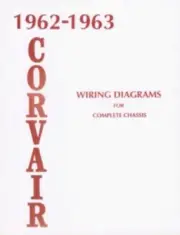 CORVAIR 1962 - 1963 Wiring Diagram 62-63