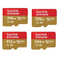 SANDISK Micro Sd 閃迪至尊 256gb A2 Uhs-I U3 Microsd 存儲卡