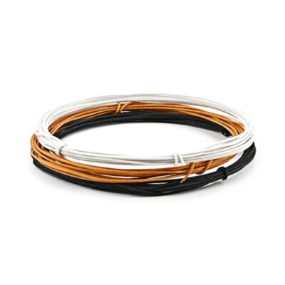 3.0m Vintage Guitar Wire Waxed Covered Pre-tinned 7-strand Pushback Guitar Cable