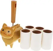 Set Lint Roller for Dogs Cats 6 Pack Refills Included Lightweight Non-Scratch for Clothing Car Bedding