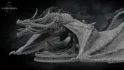 Thornscale Dragon Epic Fantasy Miniature For DnD Pathfinder TTRPG Perfect Gaming