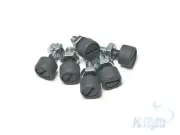 6 PCS - PLASTIC PAINTED DZUS FASTENER REPLICA MACHINE SCREW FOR BOEING COCKPIT
