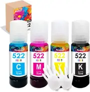Koala 522 Ink Refill Bottles Replacement Compatible with Eco-Tank ET-2800