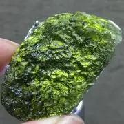 86.4Ct Genuine MOLDAVITE Czech Republic Certificate of Authenticity