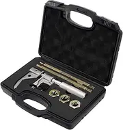 Outside Thread Chaser Kit External Thread Repair Tool with 2 Thread Files 6 Die Head 3 Die Nut, Universal Imperial Metric
