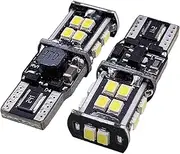 15 SMD T10 501 W5W Motorhome/Caravan Bulbs, 12 V, 8 W, Pack of 2