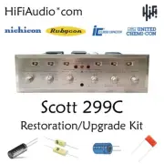 Scott 299C tube amp amplifier restoration repair upgrade rebuild kit capacitor