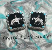 Leopard horse Custom Screwback Leather Craft Conchos: Geared 4 Life Conchos